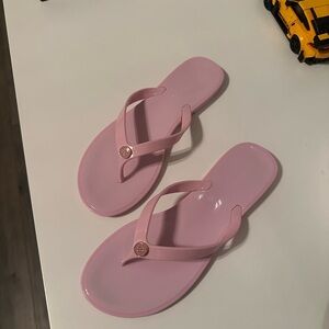Tory Burch bubble gum Flip Flops
